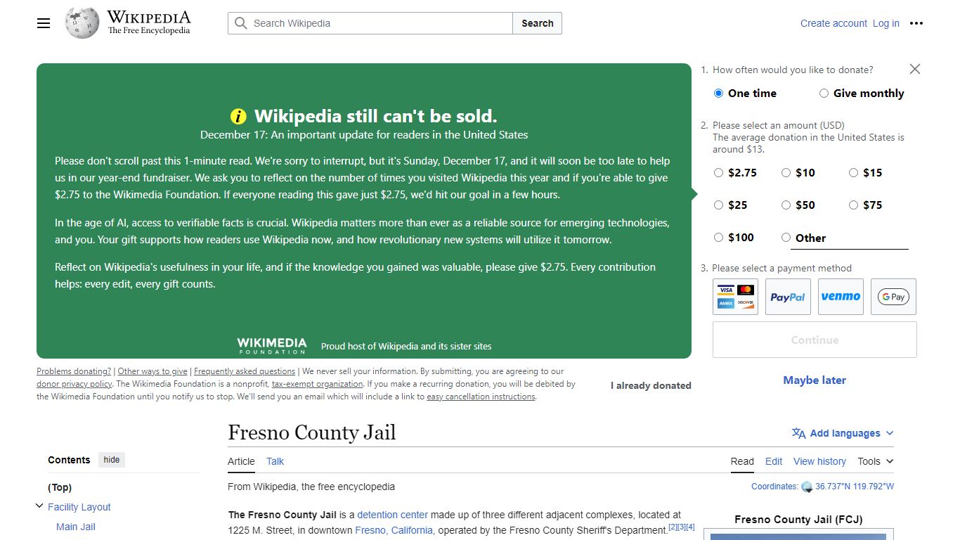 Fresno County Jail - Wikipedia